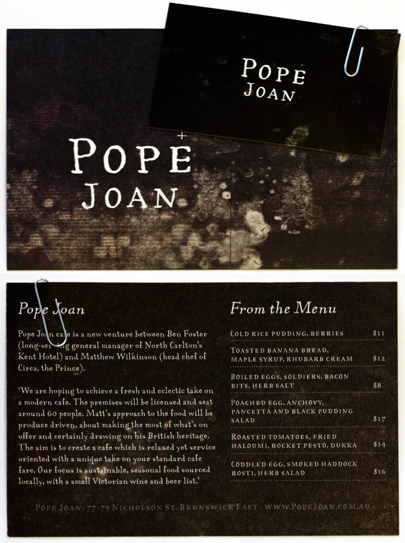 Pope Joan Postcard