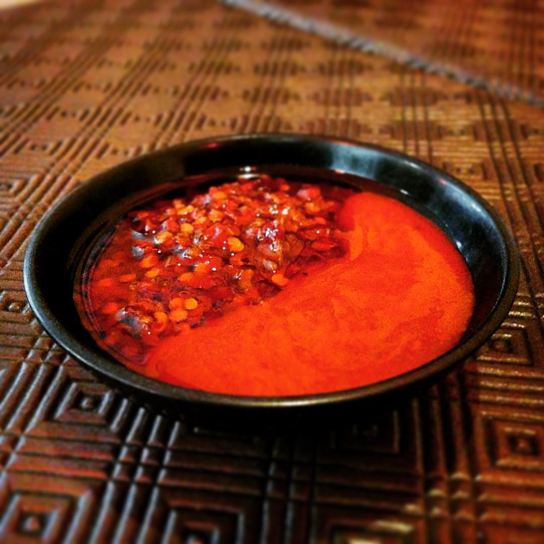 Why choose one type of chilli when you can have both at once?