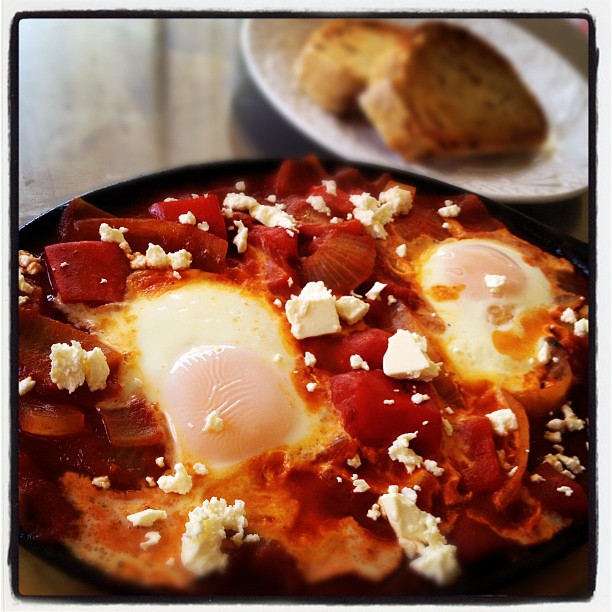Breakfast (at around 2:30pm)