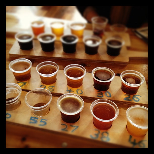 Finally, we have beer. Just a few, it's almost an adequate number...