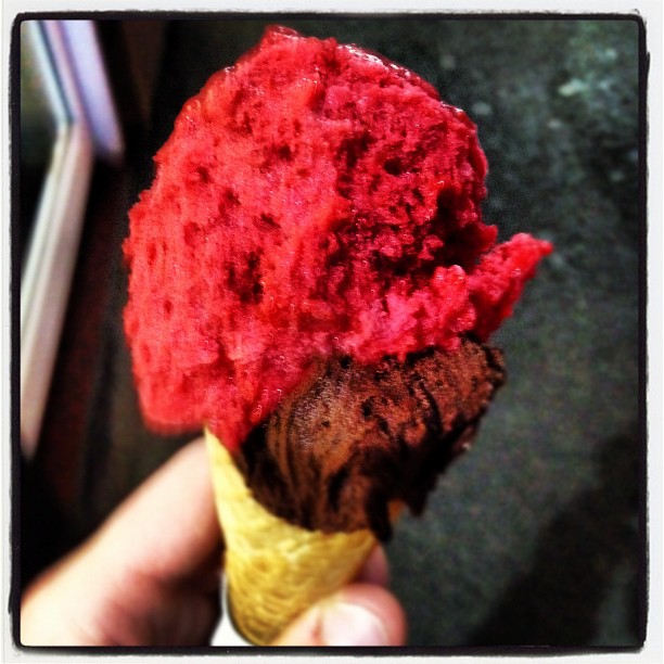 In Charlie's world, it's always icecream weather.