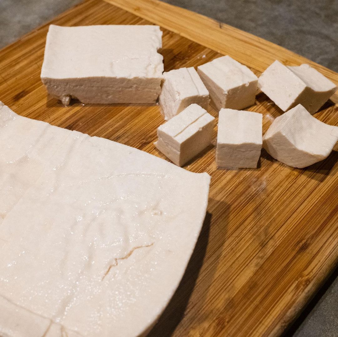 Amy’s amazing homemade tofu is now the star ingredient in my green curry.