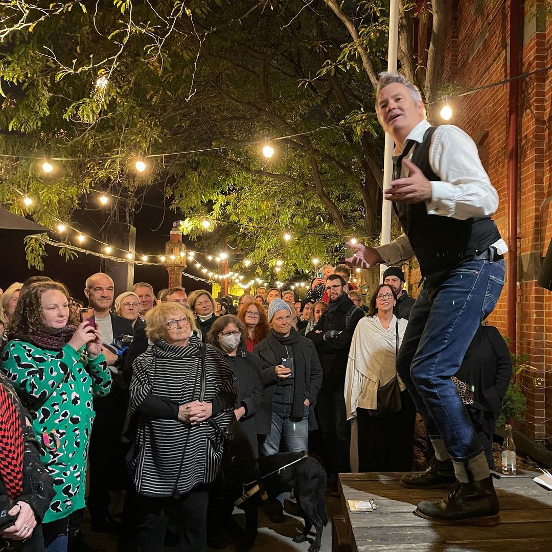 Amazing show tonight from Paul McDermott. It’s so great that the Comedy Festival is back and this brilliant performer has been unleashed on us again.