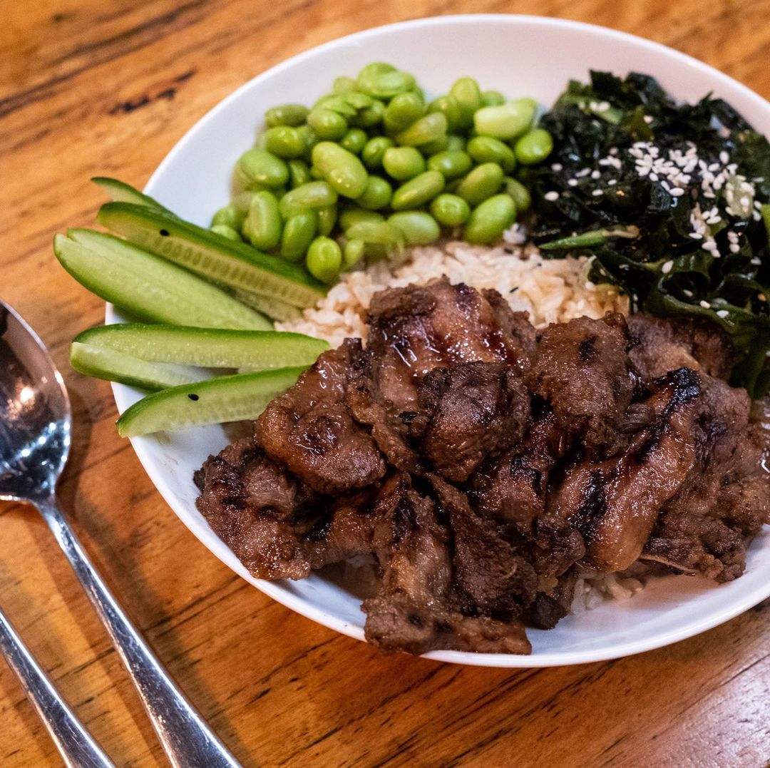 Gyu tan don! My first attempt at making an ox tongue rice bowl. Turned out way better than I expected 🥳🔥🍚🍖