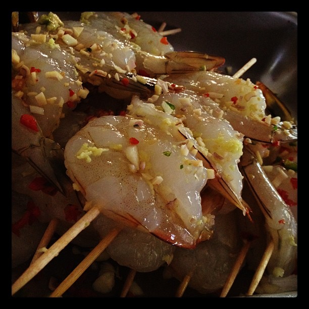 Birthday prawns