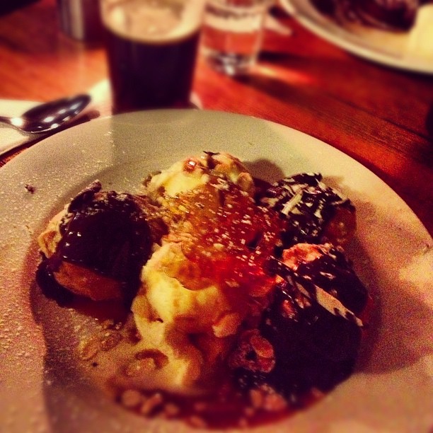 Dessert — larger than the main meals!