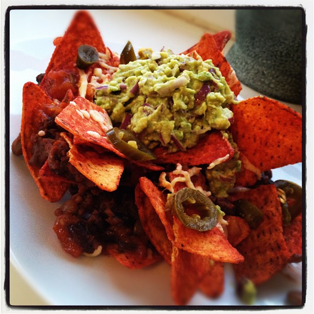 Homemade beans ➡ Homemade nachos