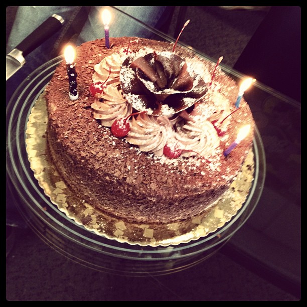Black forest cake for morning tea…