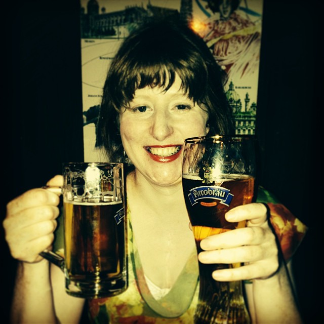 My beer wench!