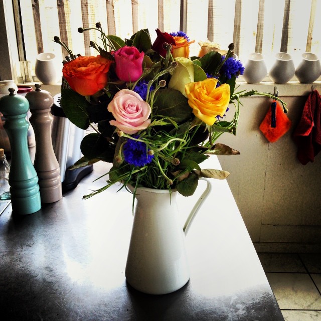Lovely birthday flowers from @amythemighty!