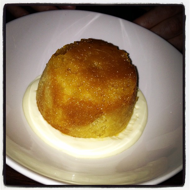 Golden syrup pudding
