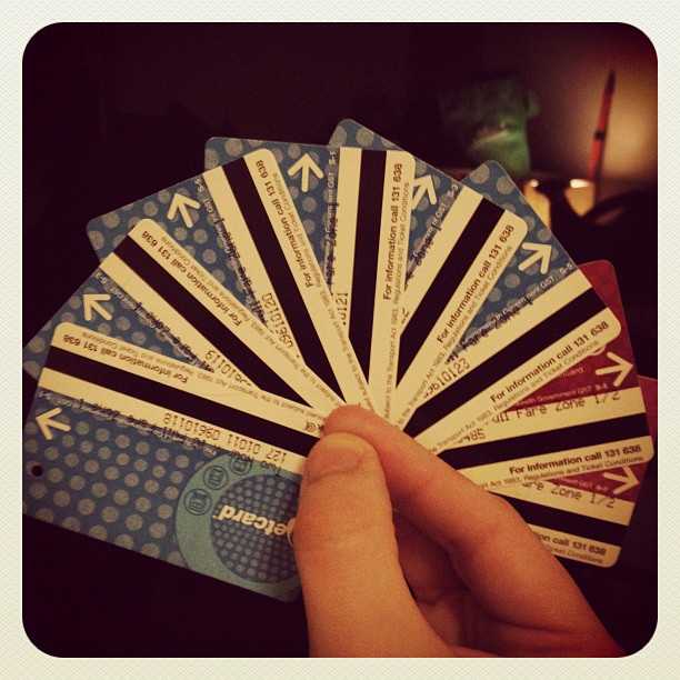 $230 worth of Metcards — yet another thing MyKi can’t do: stock up before the price rise. 