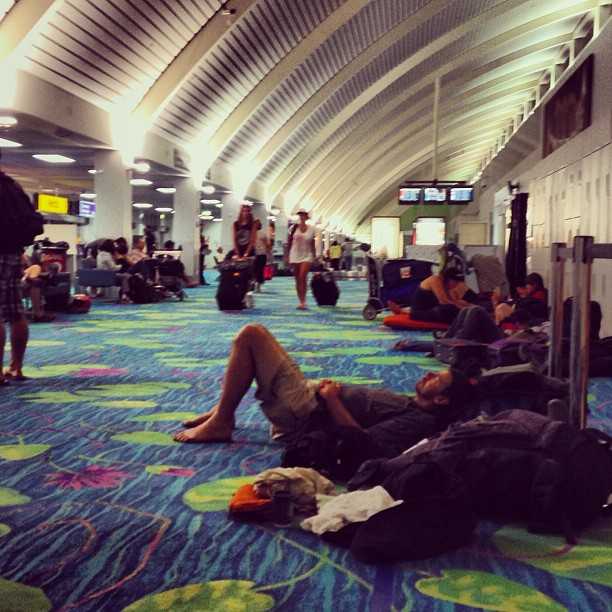 11:30pm and Darwin airport is so full that people are sleeping on the floor. At midday it would be standing room only. Darwin Airport feels like it's about the size of the Derek Zoolander Centre for Ants.