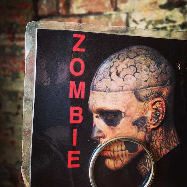 Didn't know zombies had such bad taste in tattoos.