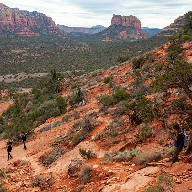 We worked out why Cathedral Rock is one of the most popular hikes in Sedona, a town with perhaps a hundred hikes to choose from... the view is amazing and the landscape suitably dramatic.