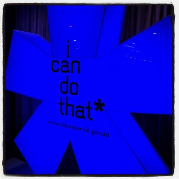 I can do that* — volunteering at #cic2012