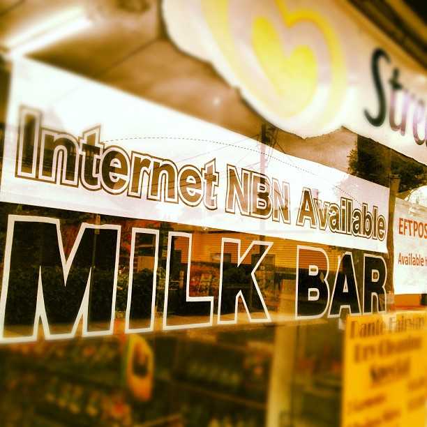NBN-powered Milk Bar