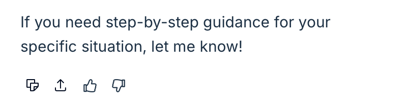 Screenshot of JAX chat