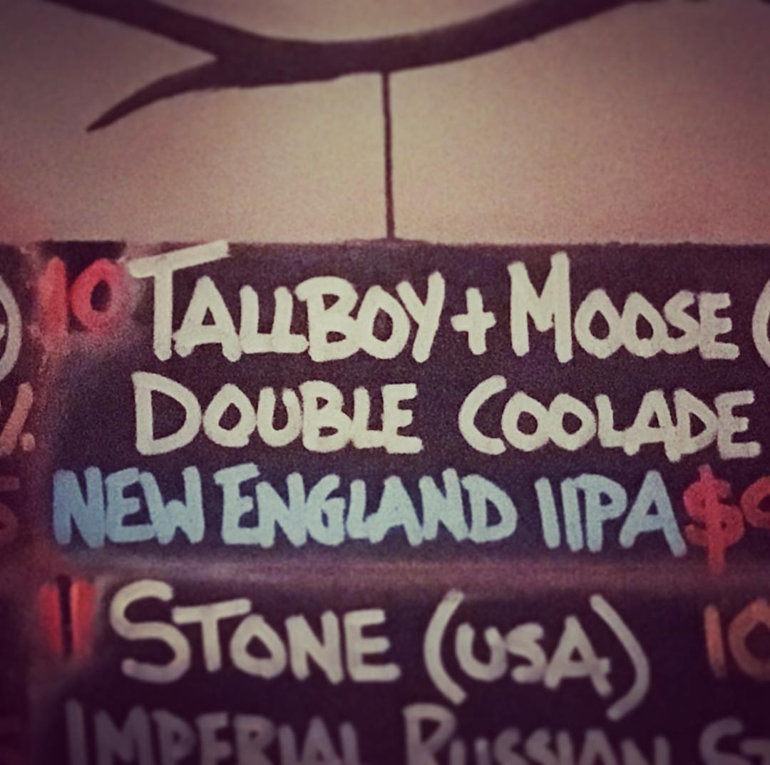 Drinking the New England IIPA in honour of Barnaby Joyce, the New Zealander who is also Member for New England.