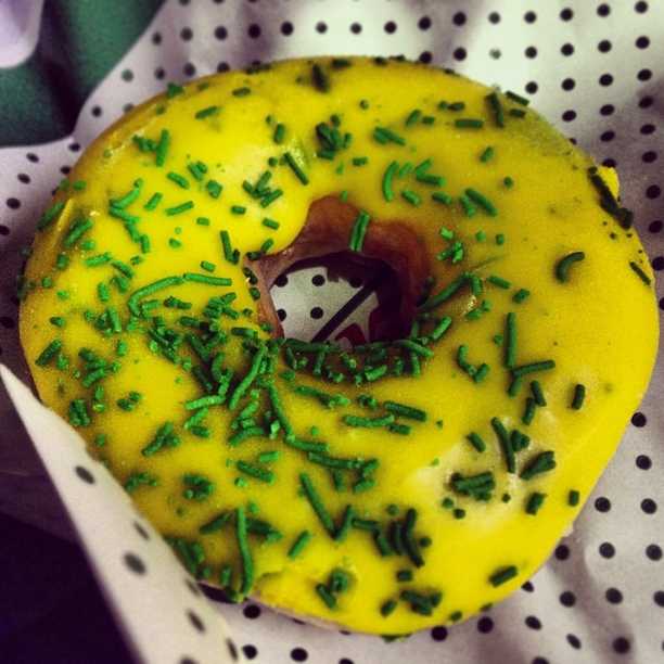 Australia Day doughnut from Krispy Kreme — even more horrible and disappointing than it looks.