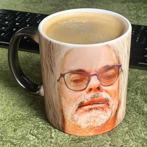 Didn’t know I needed David Walsh’s mug on a mug, but these are strange times.