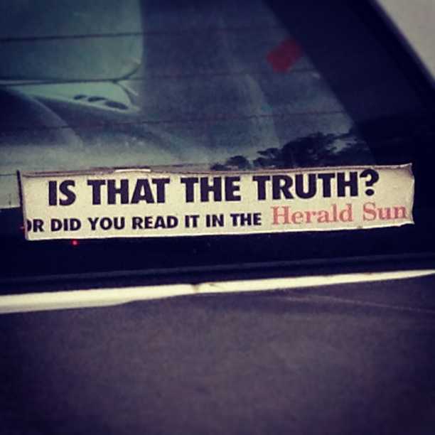 A tale of two bumper stickers