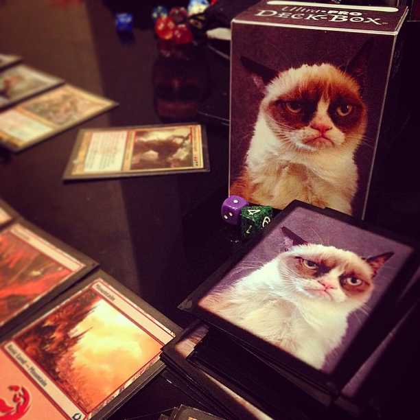 In case Magic was not nerdy enough: Grumpy Cat Magic.